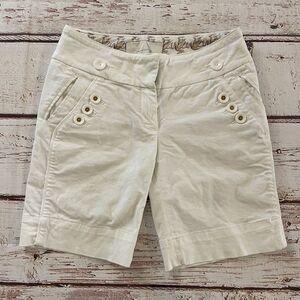 Leifedottir Shorts Womens 0‎ White Anthropologie